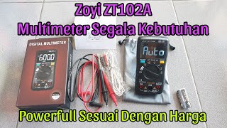 Review Zoyi ZT102 A , Multimeter segala kebutuhan powerfull sesuai harga