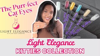 Light Elegance Kitties Collection | Swatches + Space Nails Tutorial
