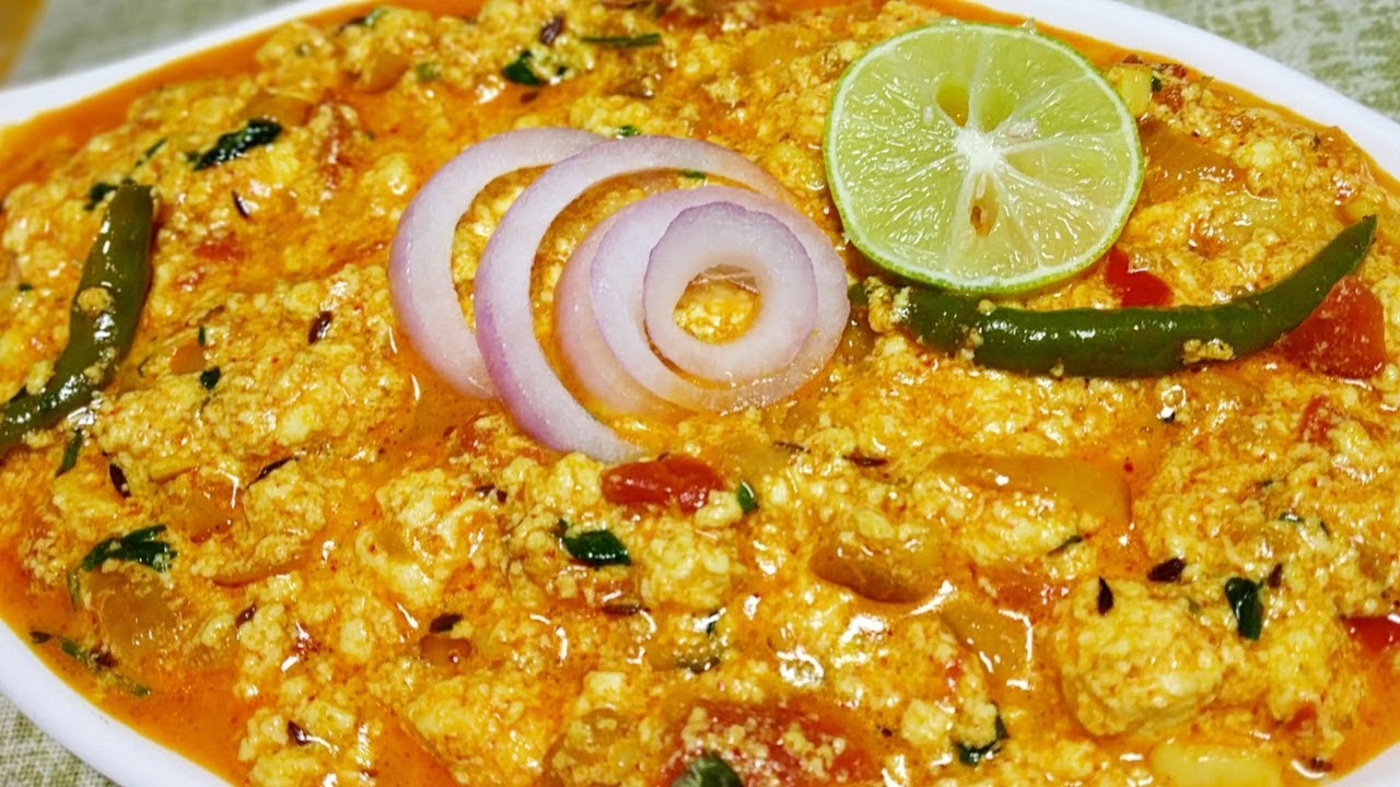 पनीर भुर्जी ग्रेवी paneer bhurji gravy recipe easy & quick paneer