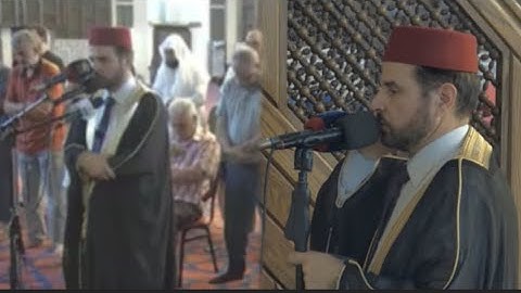 اذان وصلاة المغرب للشيخ معروف الشريف حفظه الله  | مقام بيات كرد | ماتيسر من سورة البقرة (101-111)
