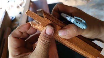 Cách ghép MỘNG HÀM ẾCH - Làm thế nào để cửa không VÊNH,XỆ