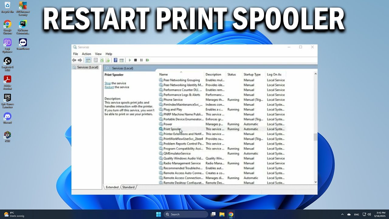 How To Restart Print Spooler Service in Windows 10 - Easy Fix