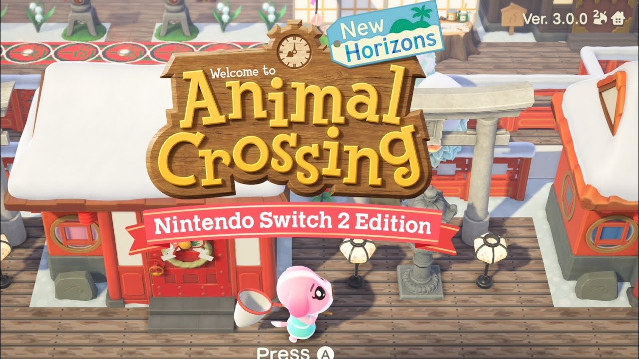 ANIMAL CROSSING NEW HORIZONS NINTENDO SWITCH 2 EDITION + 3.0 UPDATE IS ...