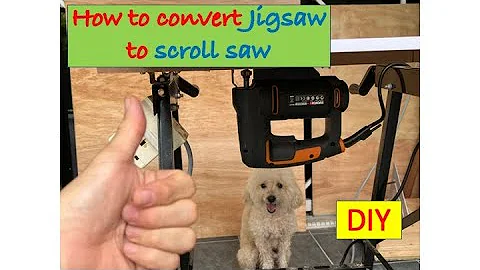 How to Convert Jigsaw to Scroll Saw/innovative/STEM education examples