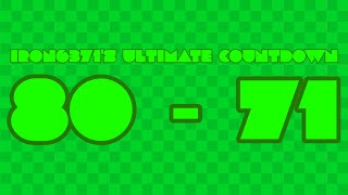 Iron6371's Ultimate Countdown 80-71