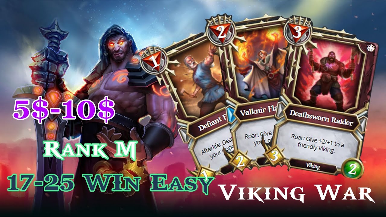 Gods Unchained Hướng dẫn deck War Aggor WIN rate 90 Rank M easy