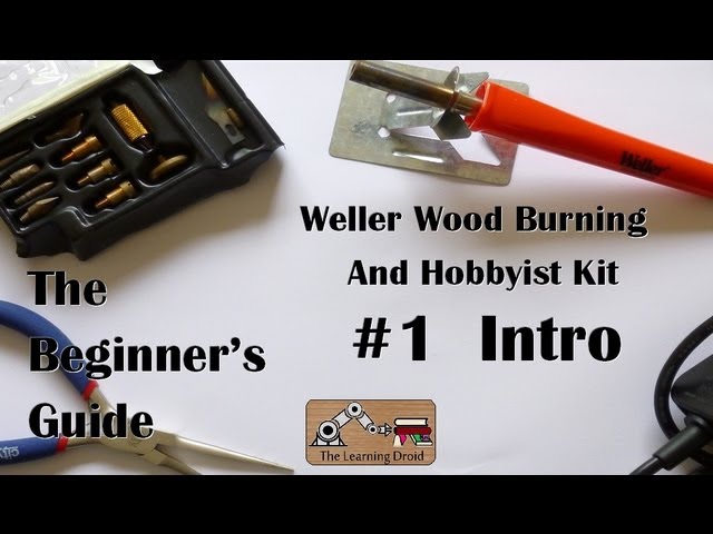 Weller Create Your Own Wood Burning Project Soldering Iron Kit, 28 Piece