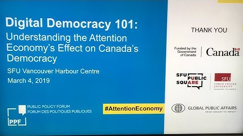 Digital Democracy 101: #AttentionEconomy