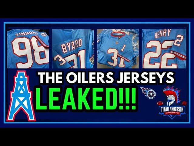 Titans Oilers throwback jerseys leaked Twitter - Music City Miracles