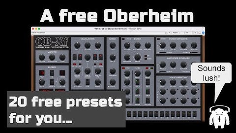 OB-Xf - a great sounding Oberheim from the Surge team