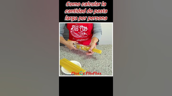 👌Cantidad De Pasta Larga Por Persona #pasta #espaguetis  #tipsdecocina #trucosdecocina