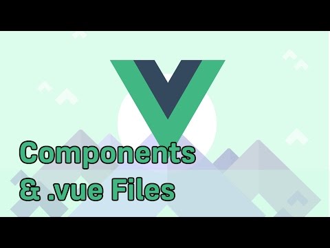 COMPONENTS AND .VUE FILES | VueJS | Learning the Basics