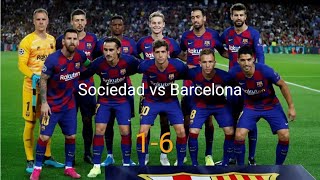 Highlights Real Sociedad Vs FC Barcelona (1-6) Best Day For Barcelona Highlights Real Sociedad Vs FC Barcelona (1-6) Best Day For Barcelona