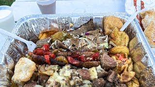 Making a NY State Fair Garbage Plate