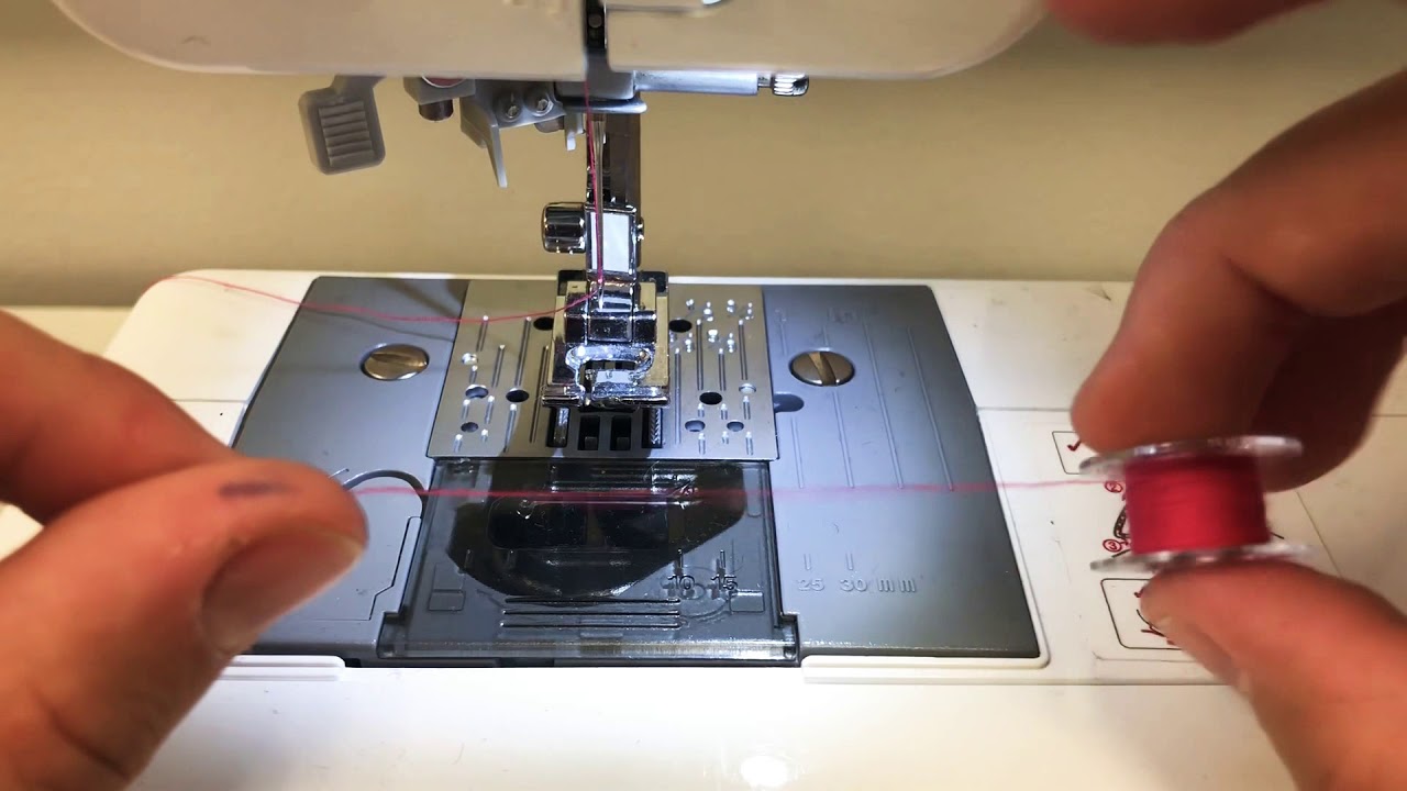 4 of 5 - How to Load the Bobbin into the Brother XR3774 Sewing Machine 