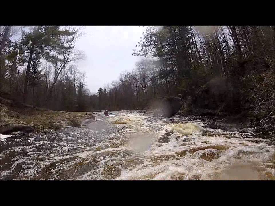 Pike River, WI Four Falls Section World Kayak / GoPro River Guide