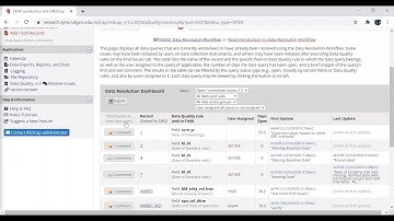 REDCap Data Query Resolution for site staff