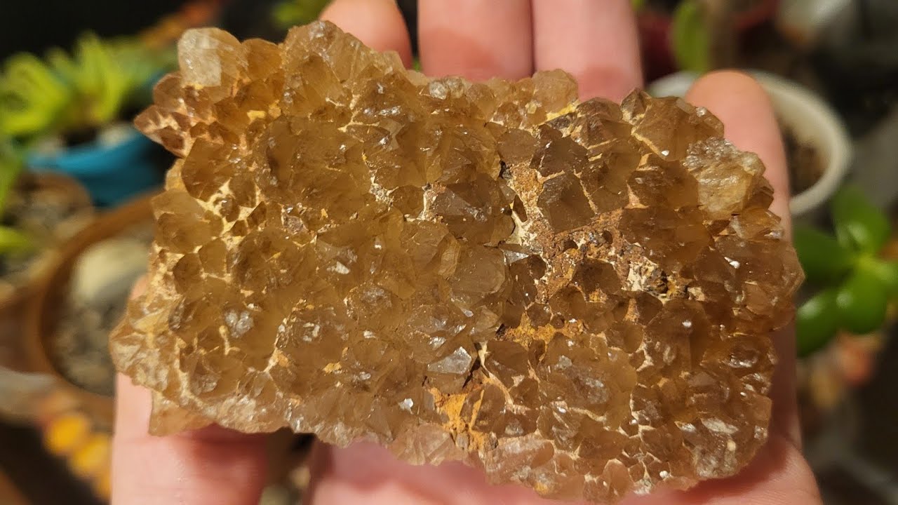 Smoky Citrine and Lace Agate Crystal