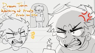 Dream Team working at the Krusty Krab but animated || Mcyt Animatic || screenshot 2
