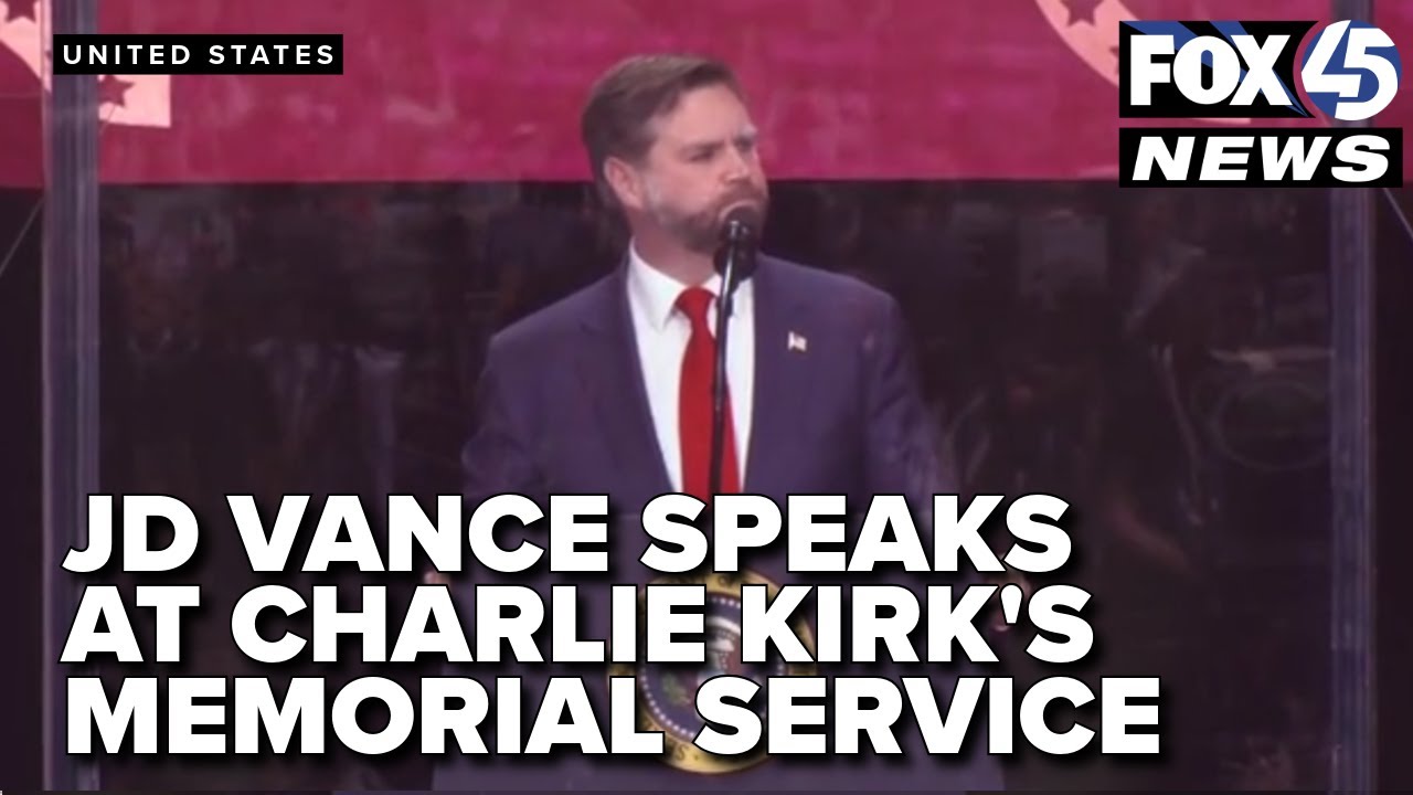 Vice President JD Vance's full speech at Charlie Kirk's memorial