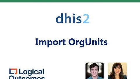 Import OrgUnits