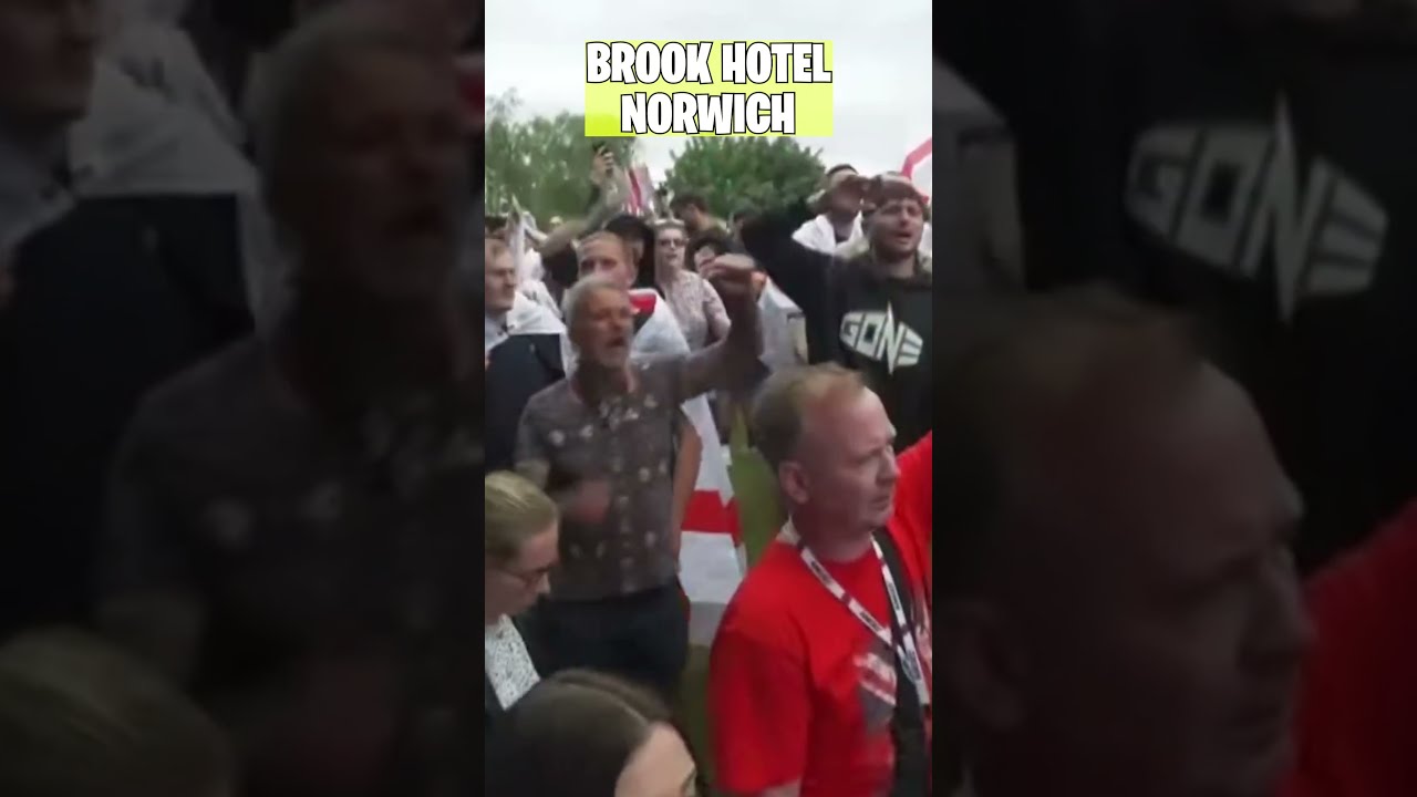 More Footage From Norwich Protests Of Brook Hotel Guests