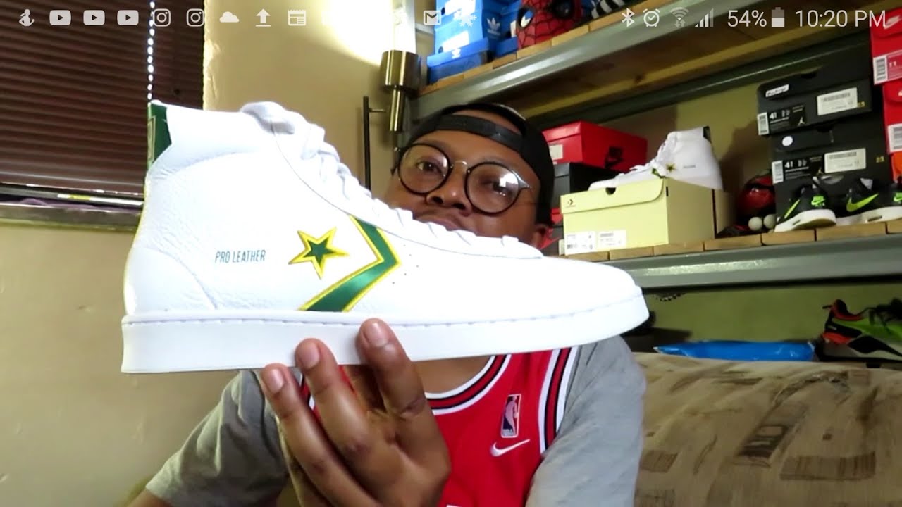 converse pro leather mid celtics