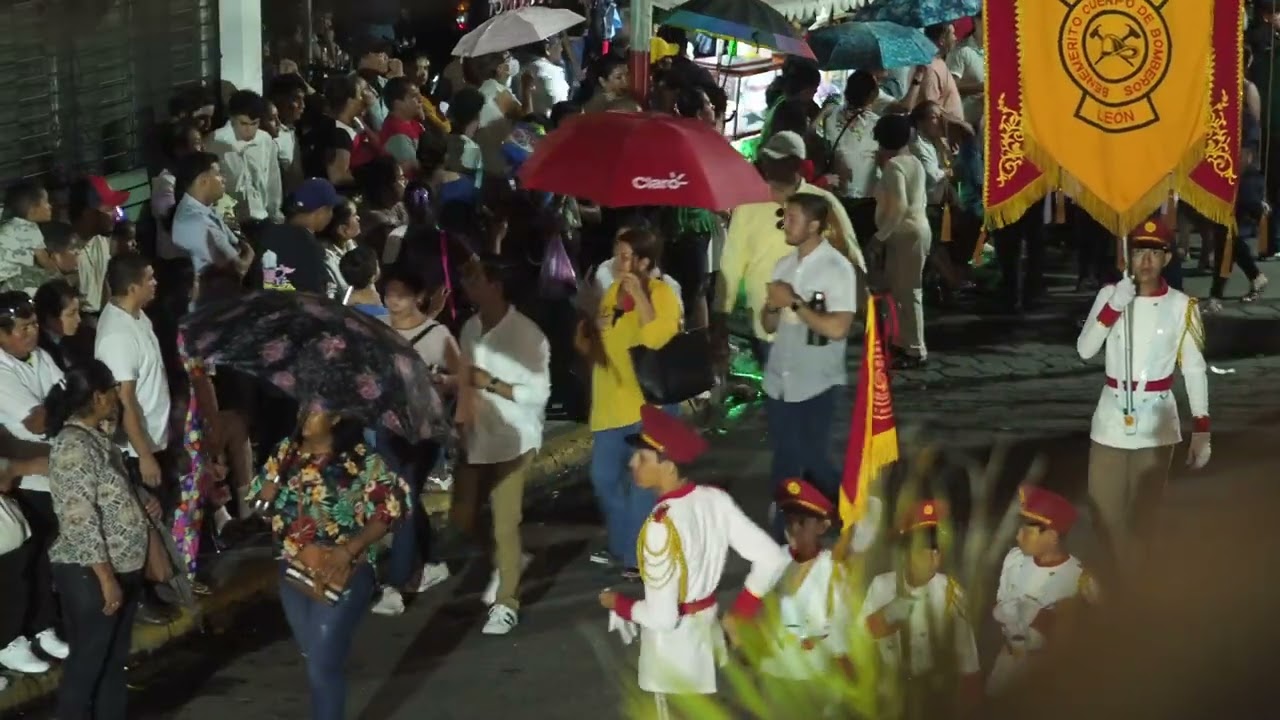 Procesión de la Virgen de las Mercedes en León Nicaragua | Raw Footage