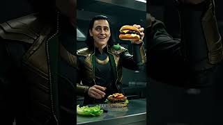 How Loki Stole the Infinity Gauntlet from Thanos with a BURGER! 😈🍔 #loki #marvel #thanos #animation