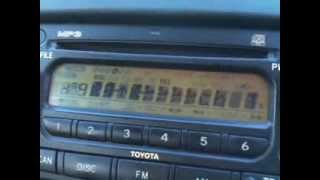 2006 Toyota RAV4 radio going crazy