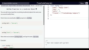 Lesson 88 | Basic JavaScript | Add New Properties to a JavaScript Object
