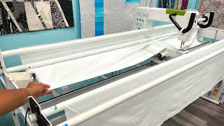 How to Attach Leaders on Handi Quilter Moxie LOFT frame