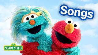 Two Friends of Two with Elmo and Rosita!♥️🩵 (English & Spanish) | Sesame Street Songs 🎵