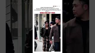 Ughh he's really giving bad boy vibes 😭👀 Jungkook's bad boy 🌚⁉️ #taekook #shortvideo