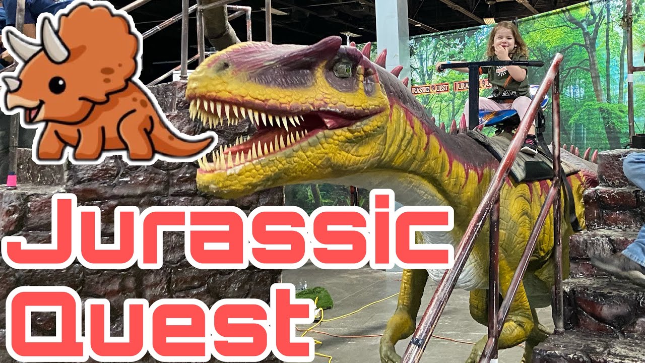 FUN at Jurassic Quest Dinosaur Adventure Exhibit (Pre Covid)