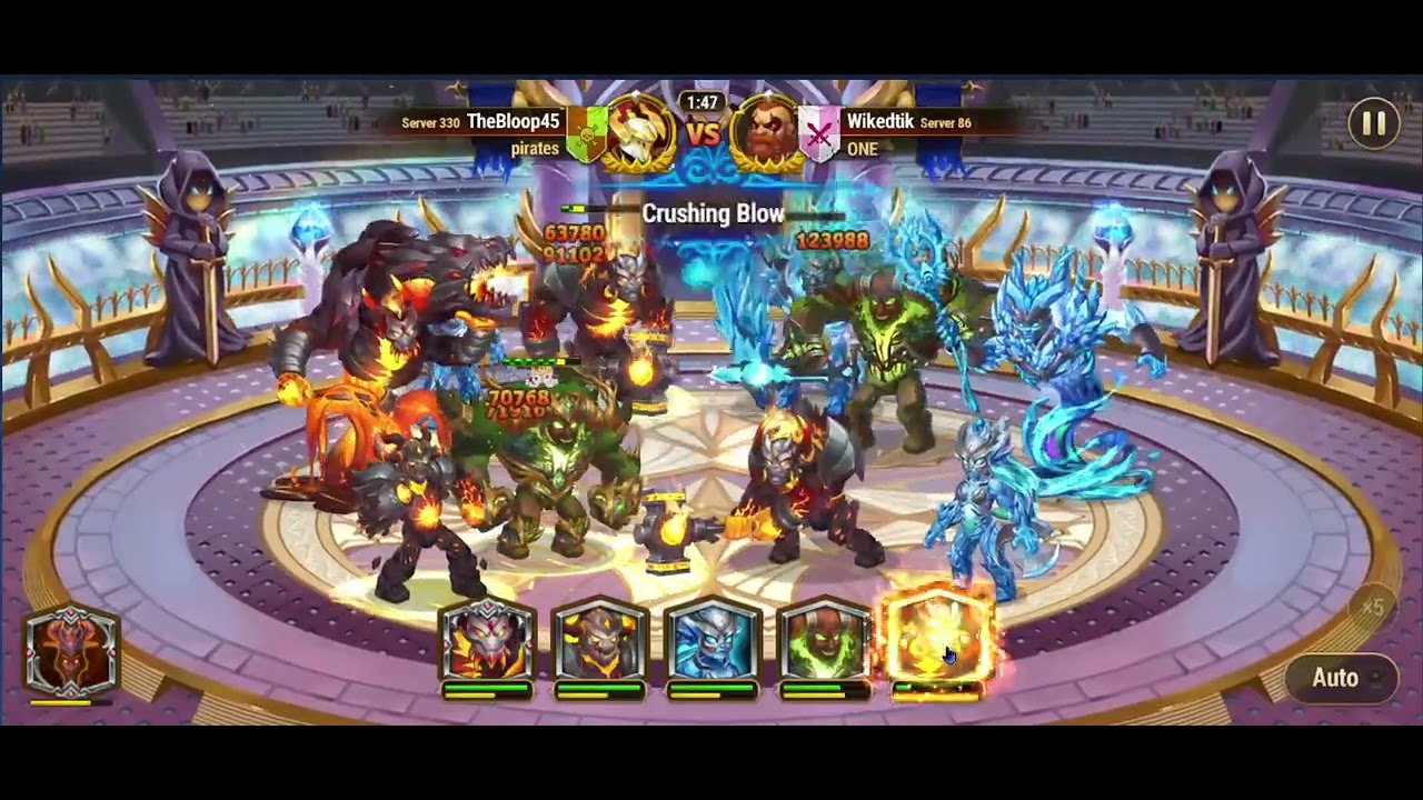 Tornement of Elements Battle With Wikedtik - Hero Wars Web Server 330