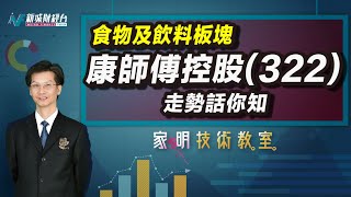 家明技術教室｜康師傅控股(322)的股價前景分析！從走勢圖可獲得什麼啓示？｜朱家明｜技術走勢分析