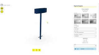 Bestellen Via 3D Configurator Webshop Procyon Parkeerbord
