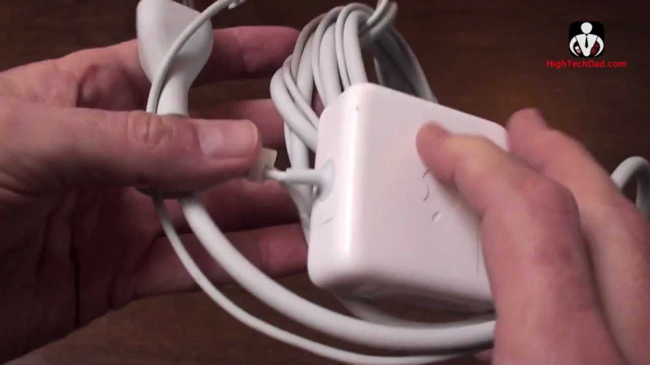 How To Wrap a MacBook Air or MacBook Pro MagSafe Power Adapter the NEW Way  - YouTube