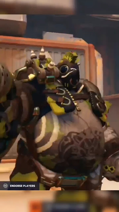 WHEN HOG ARRIVES!!! 🐷|| #potg #memes #roadhog #johncena #viralshort #short #ow2 #fyp #gaming #fun