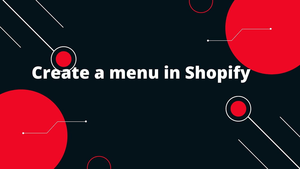 Shopify Tutorial for Beginners in Hindi #19 Create a menu in Shopify