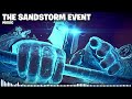 Fortnite the sandstorm live event music mount olympus statue