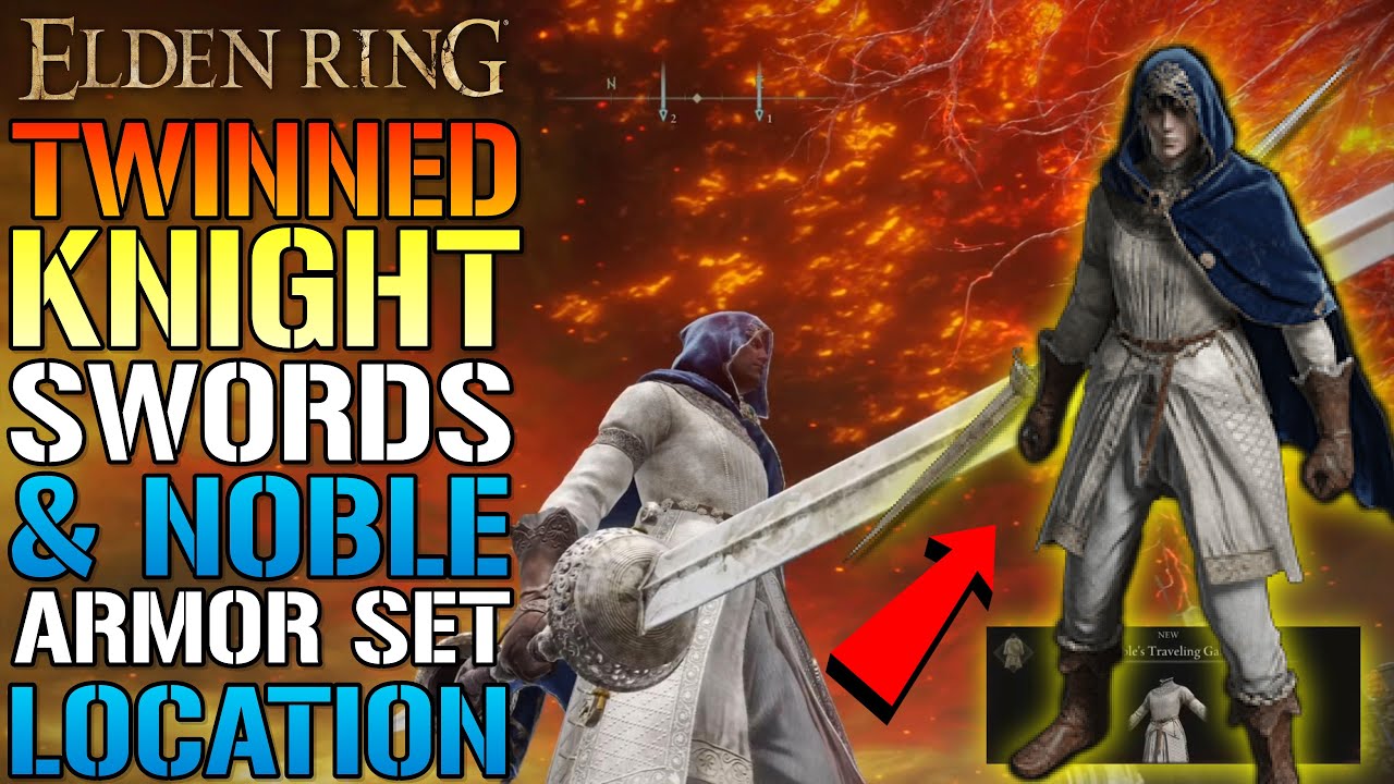 Elden Ring Twinned Knight Sword & Noble ARMOR SET! How To Get It TODAY! (Location & Guide