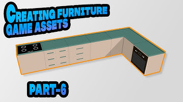 💻Low Poly Timelapse Blender 3D Furniture for Video Games - 6🔴