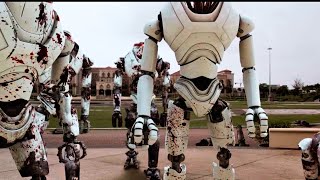Robot Squad Has Been Sent To Southeast Asia To Clean Up The Disaster From Zombie Apocalypse