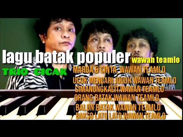 lagu Batak populer Wawan teamlo trio cicak marga dan cinta class=