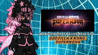 Monsterverse Kaijus react to Godzilla x Kong: Supernova Teaser | Monsterverse AU
