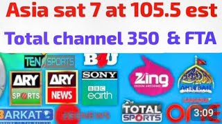 Asia Sat 7 At 105.5 Est New Channel List Tp List...sahara One Sahara Filmi Sahara Firangi