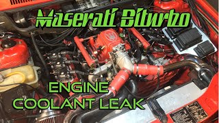 Maserati Biturbo Coolant Leak