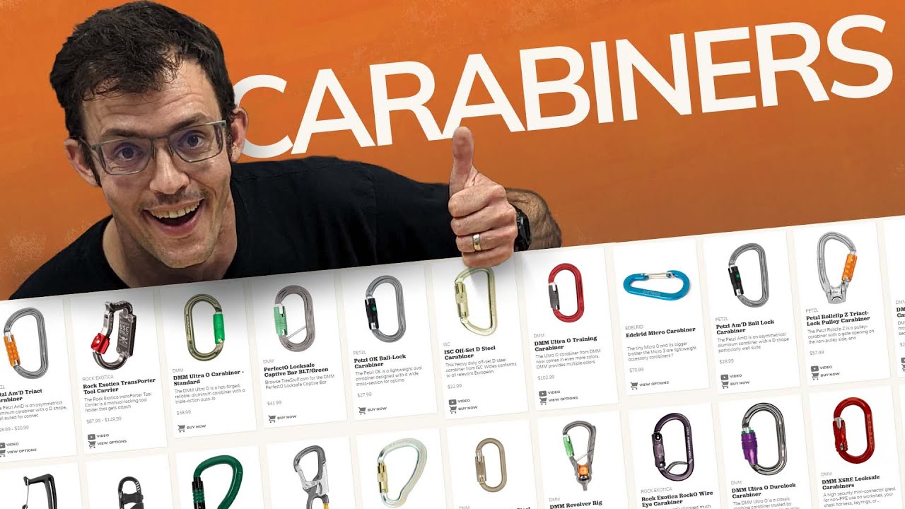 All About Climbing Carabiners - 2025 Update